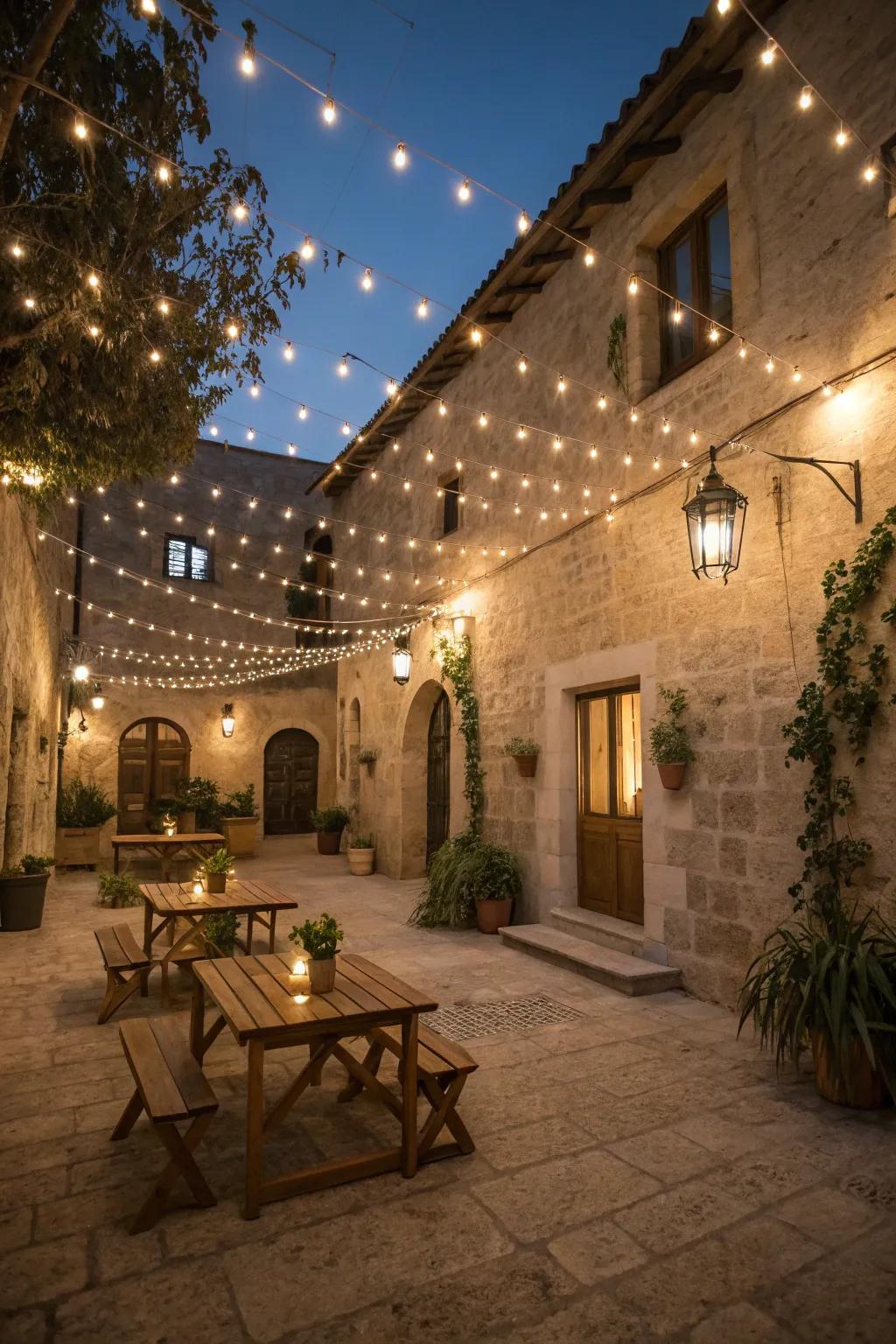 Establish the disposition with welcoming and snug lighting resolutions.