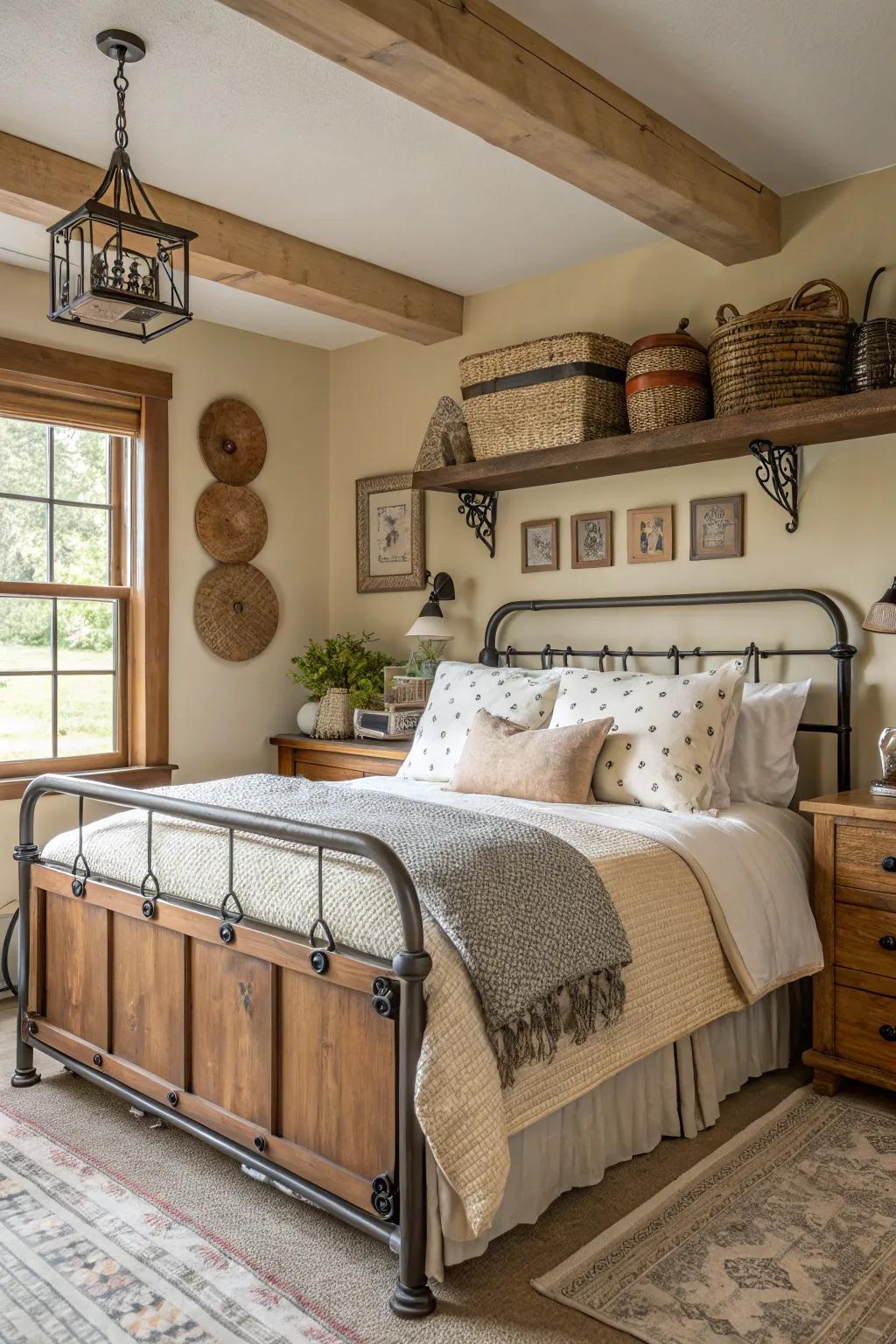Opposing textures bring dynamic elements to the space.