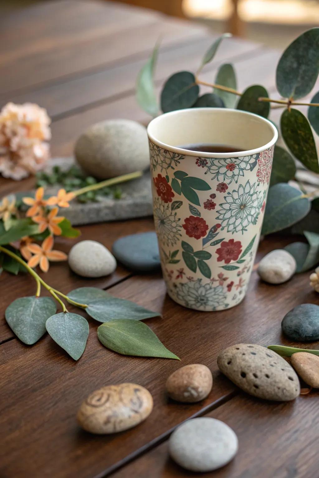 Textures from nature that introduce the outdoors inside.
