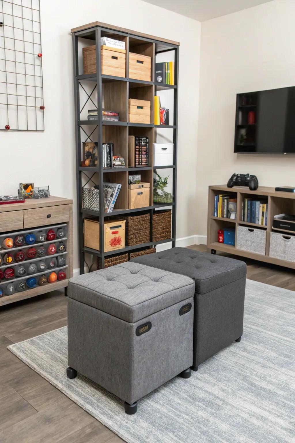 Smart furniture choices make the most of limited space.