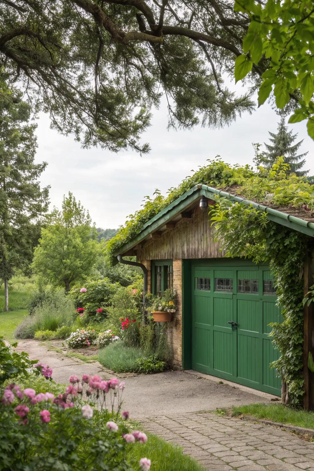 Emerald introduces a hint of the outdoors and calmness to your home's facade.