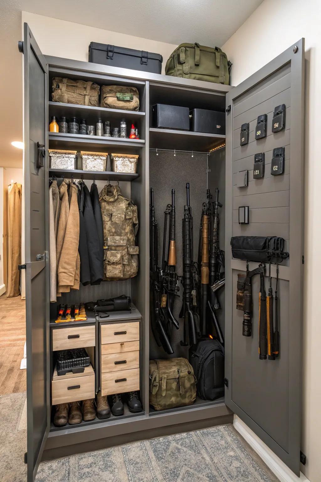 Optimize even the smallest areas for a functional defense space.