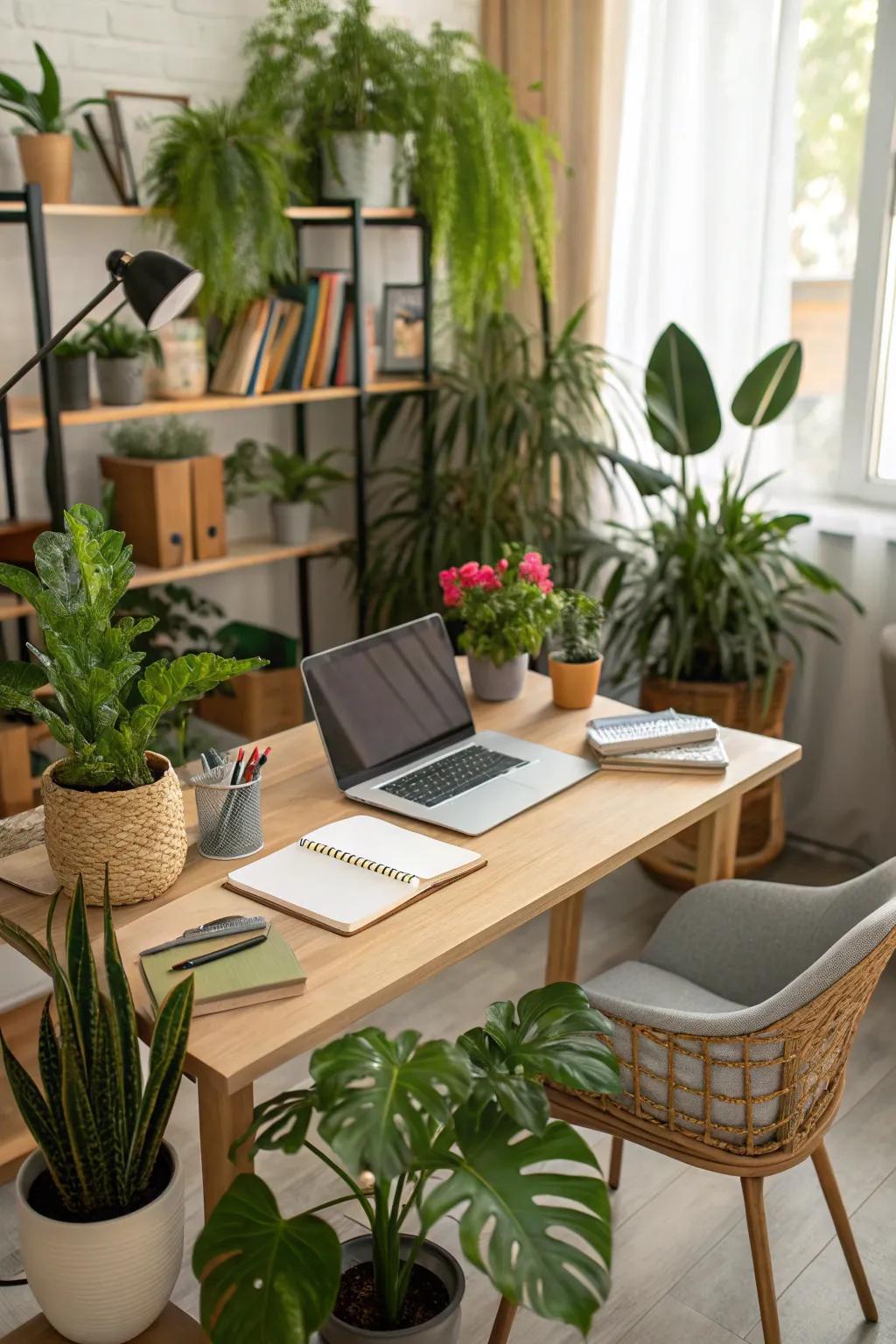 Allow nature to inspire you with the peaceful presence of indoor plants.