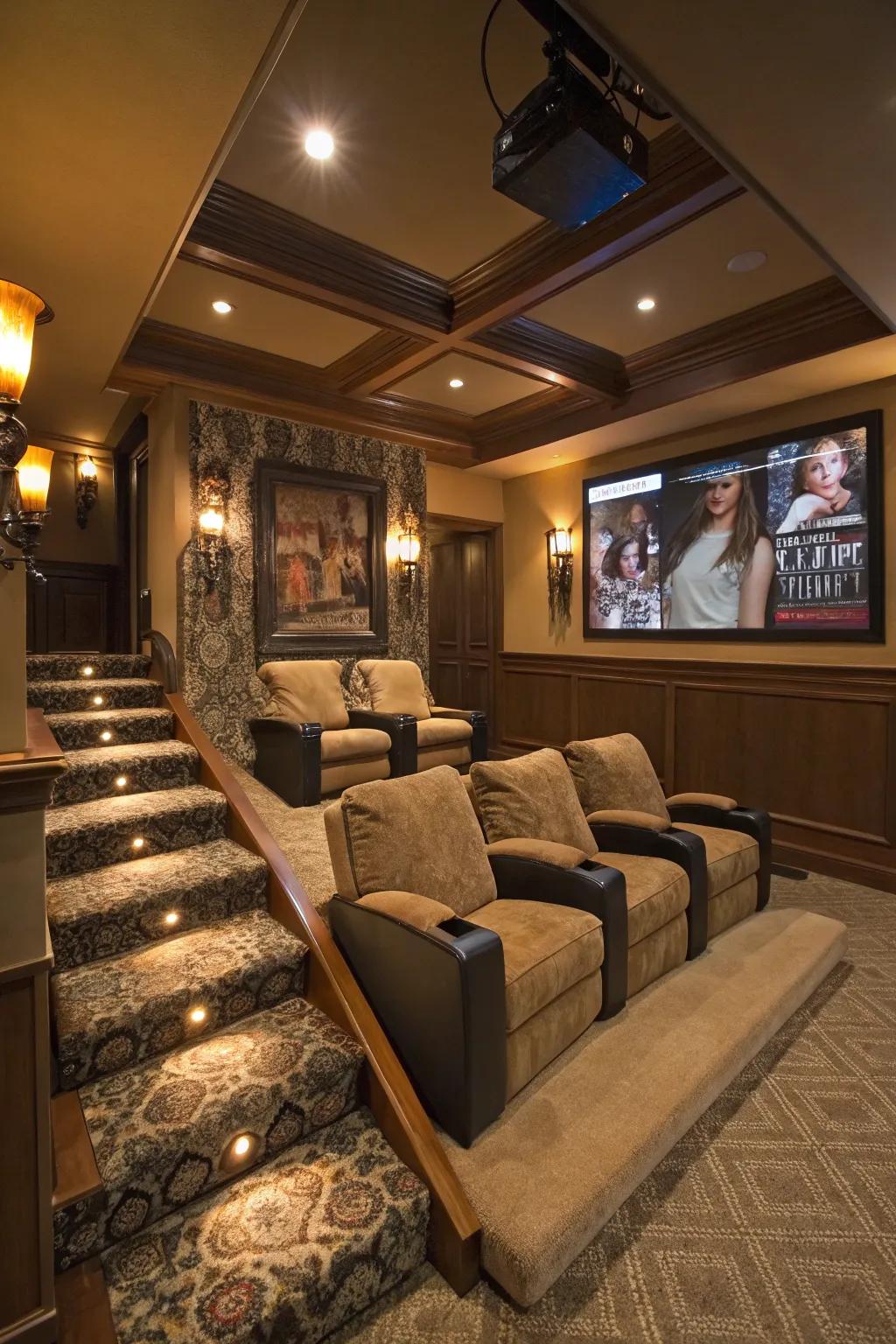 Streamlined platforms optimize room within smaller home cinemas.