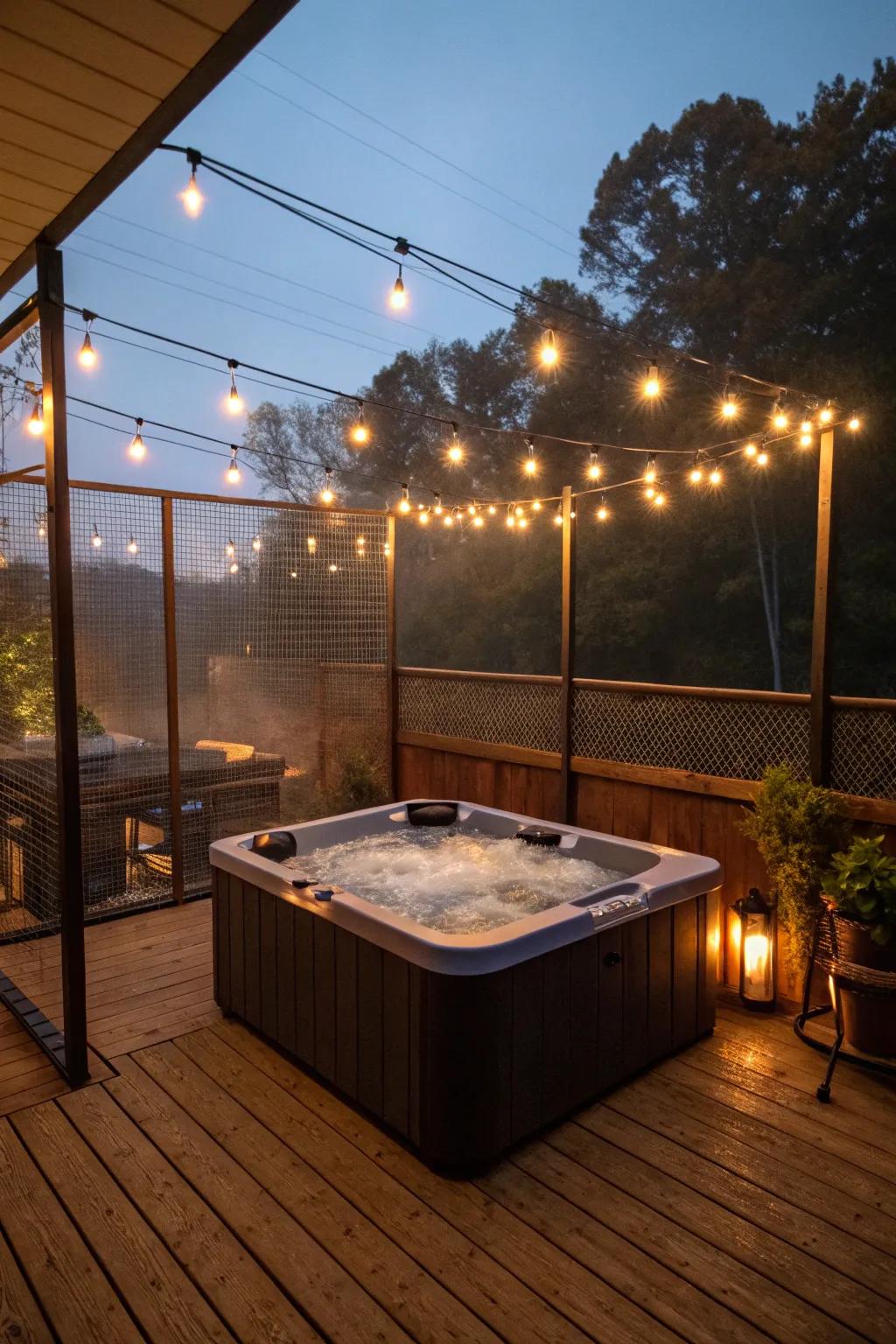 Deck fencing delivers a contemporary and secure enclosure.