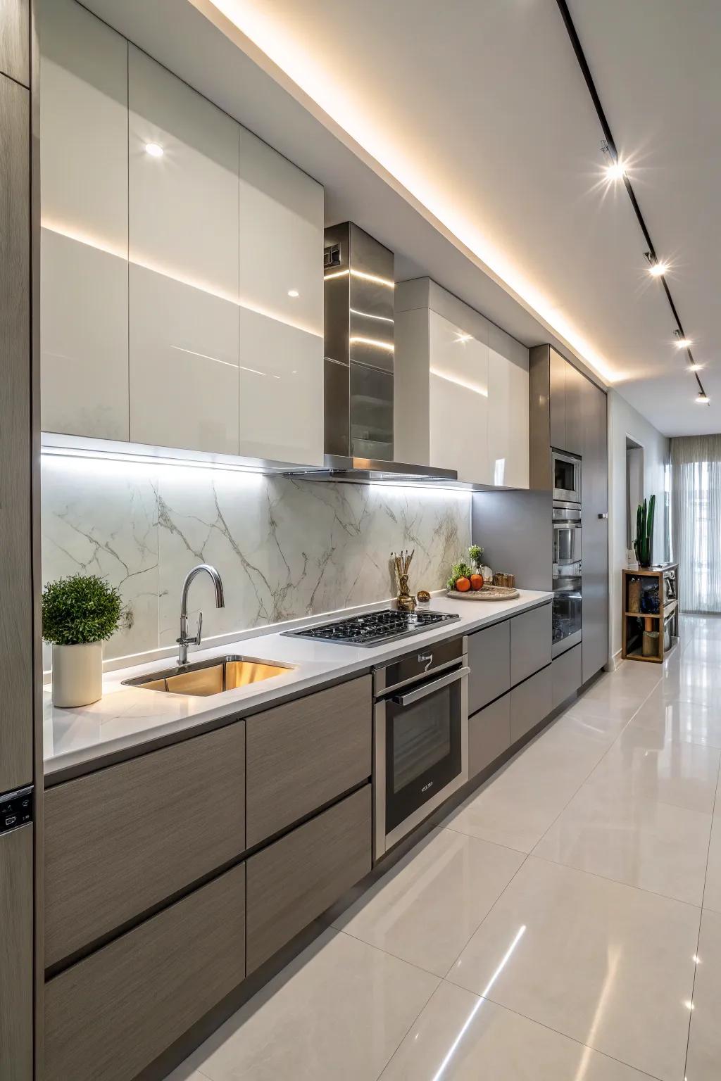 Covering sheets deliver a polished and manageable splash zone solution.