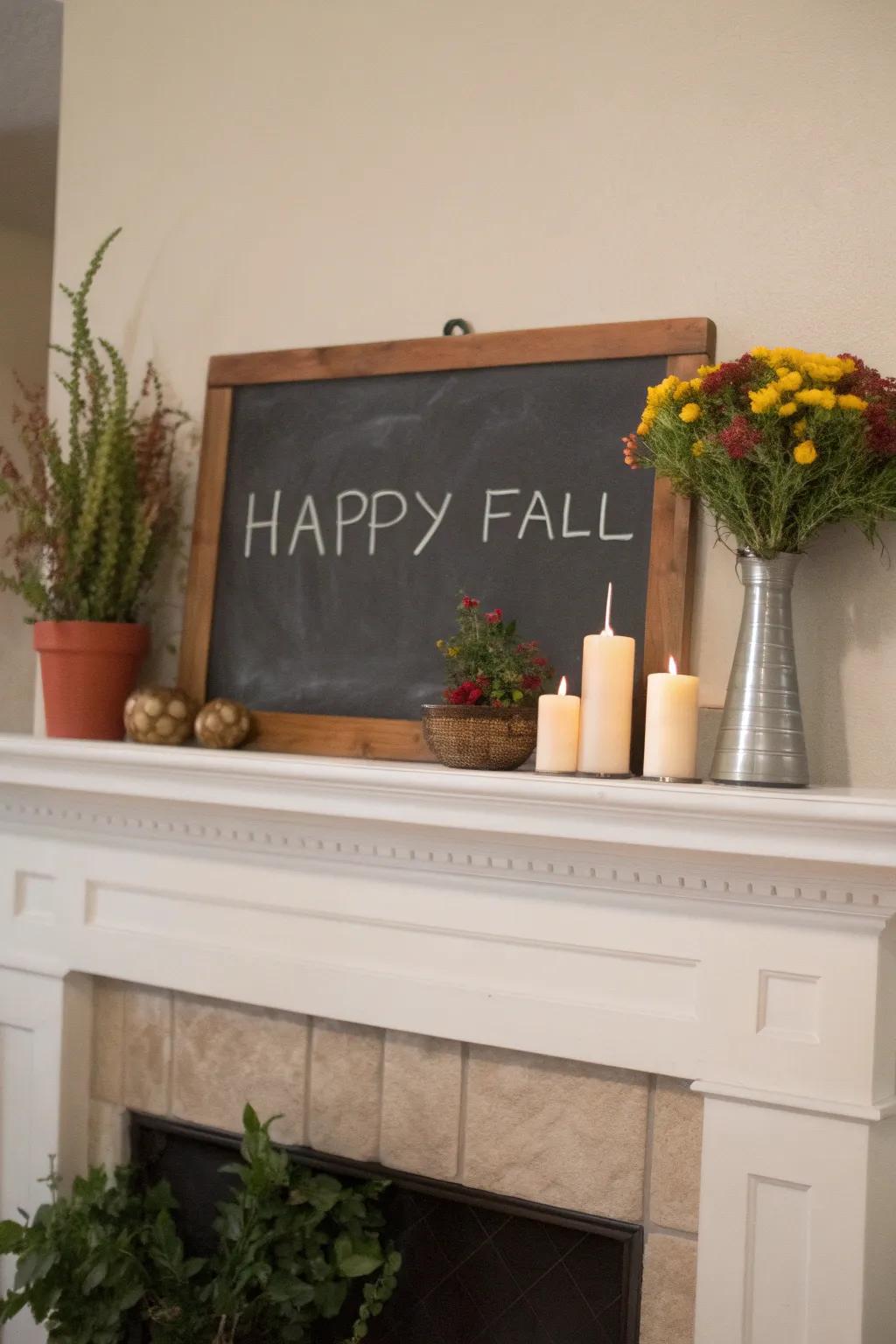 Chalkboards provide lots of room for creativity.