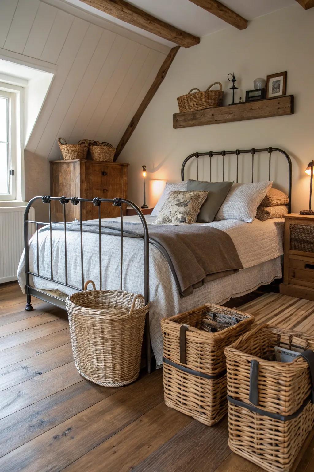 Countryside charisma through country-style embellishments