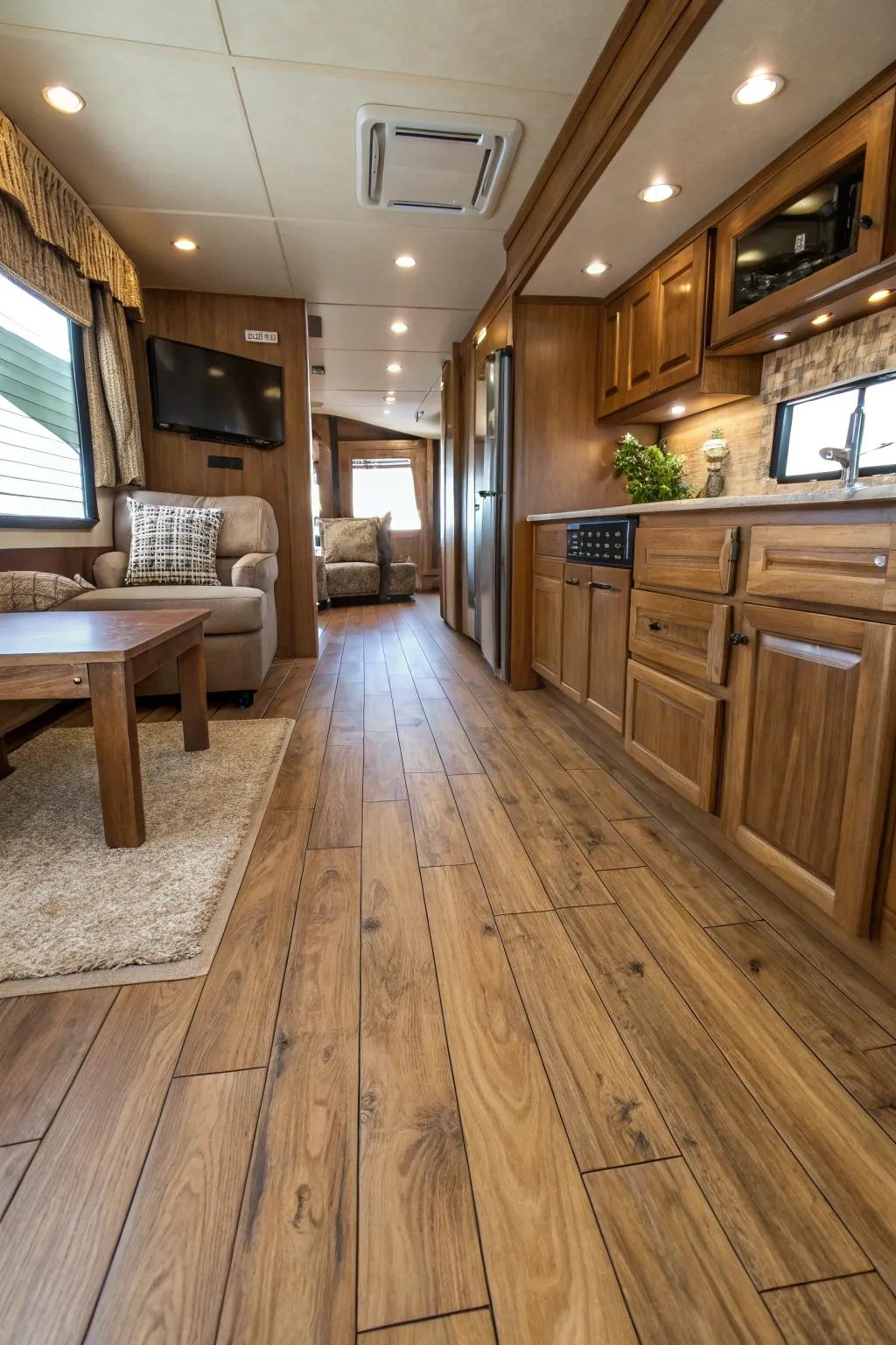 Manufactured timber flooring introduces warmth and refinement to any space.
