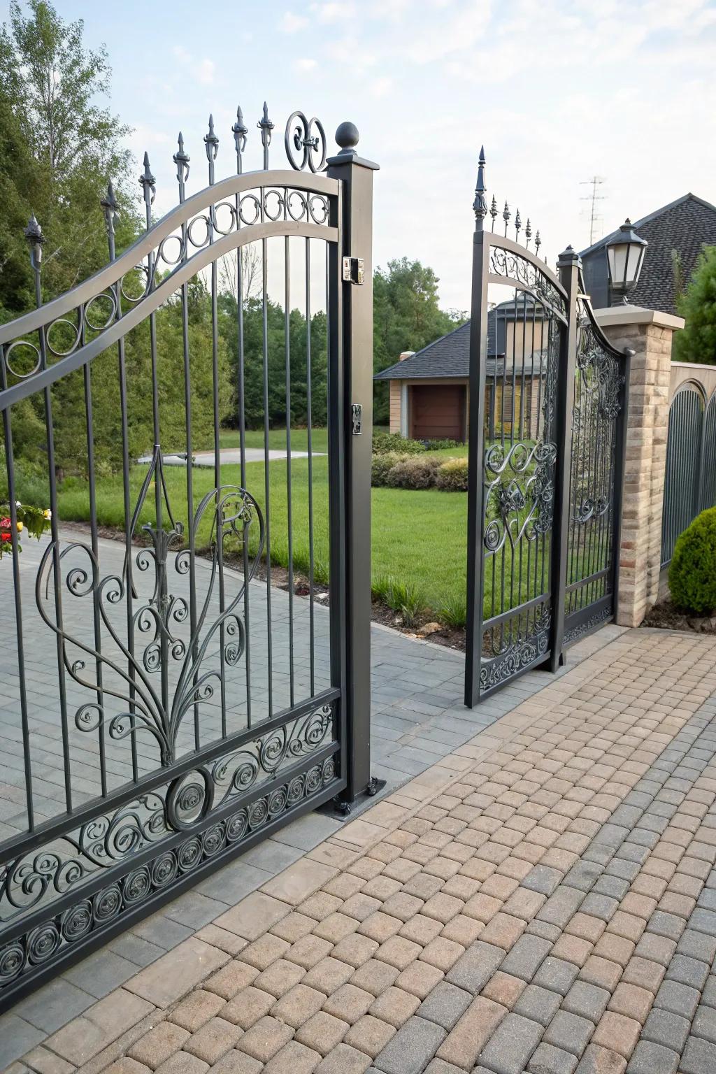 Privacy access can be both practical and chic.