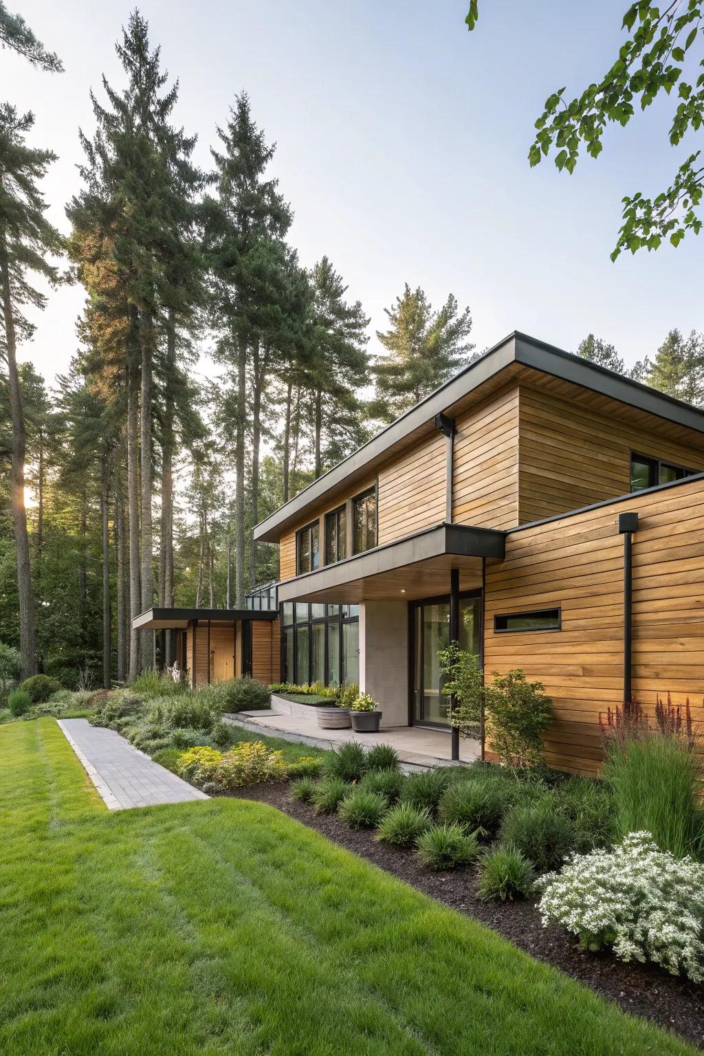Natural materials bring warmth and sustainability to your home.
