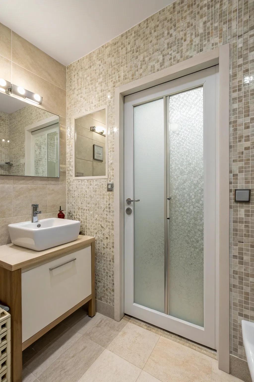 Appreciate simplicity with minimalist and contemporary mosaic designs.