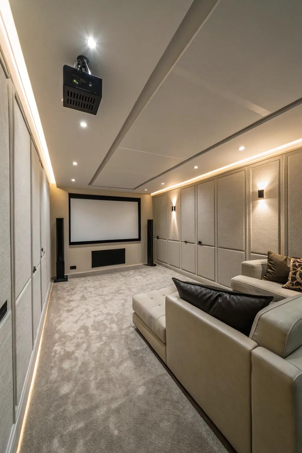 Minimalist designs keep narrow spaces feeling open.