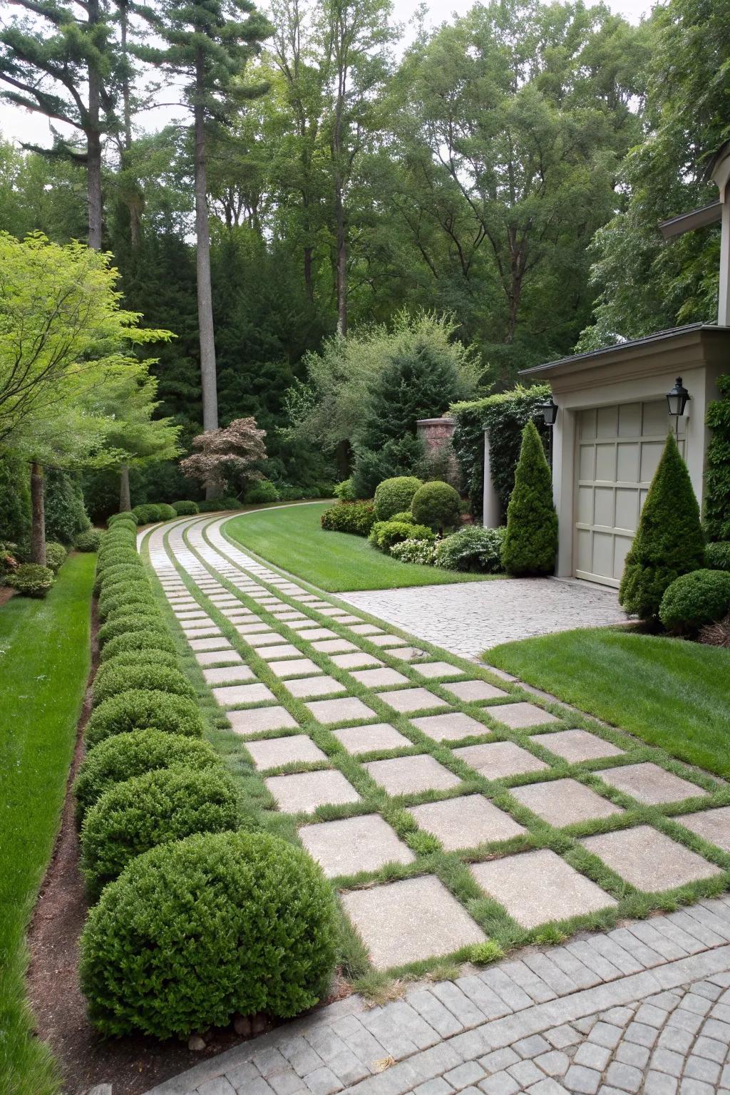 Enviro-friendly driveways are attractive and functional.