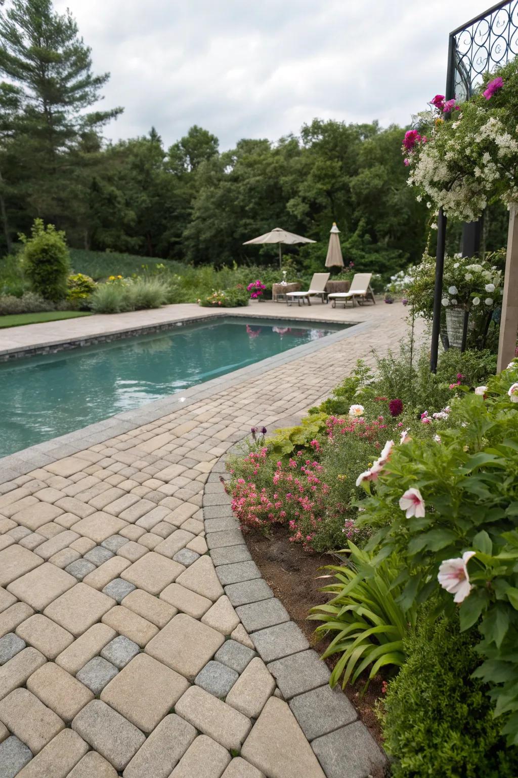 Porous decking offers an eco-friendly solution for your pool area.