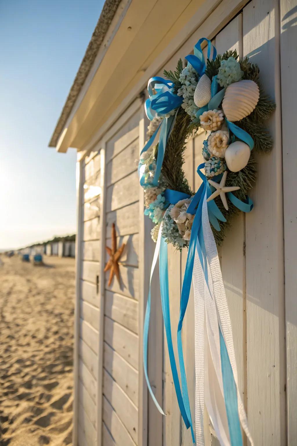 Feel the ocean's caress with this seaside-inspired wreath.