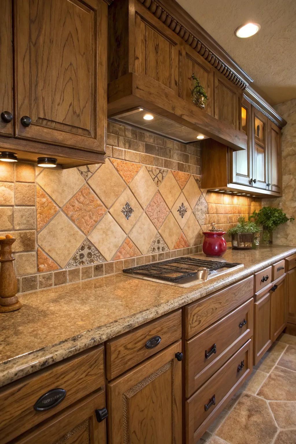 Natural hues design a natural and peaceful kitchen setting.