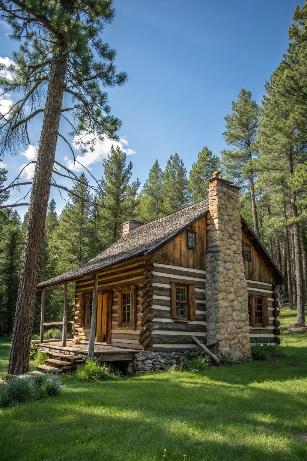 Timber-look cladding imparts rustic charm to any dwelling.