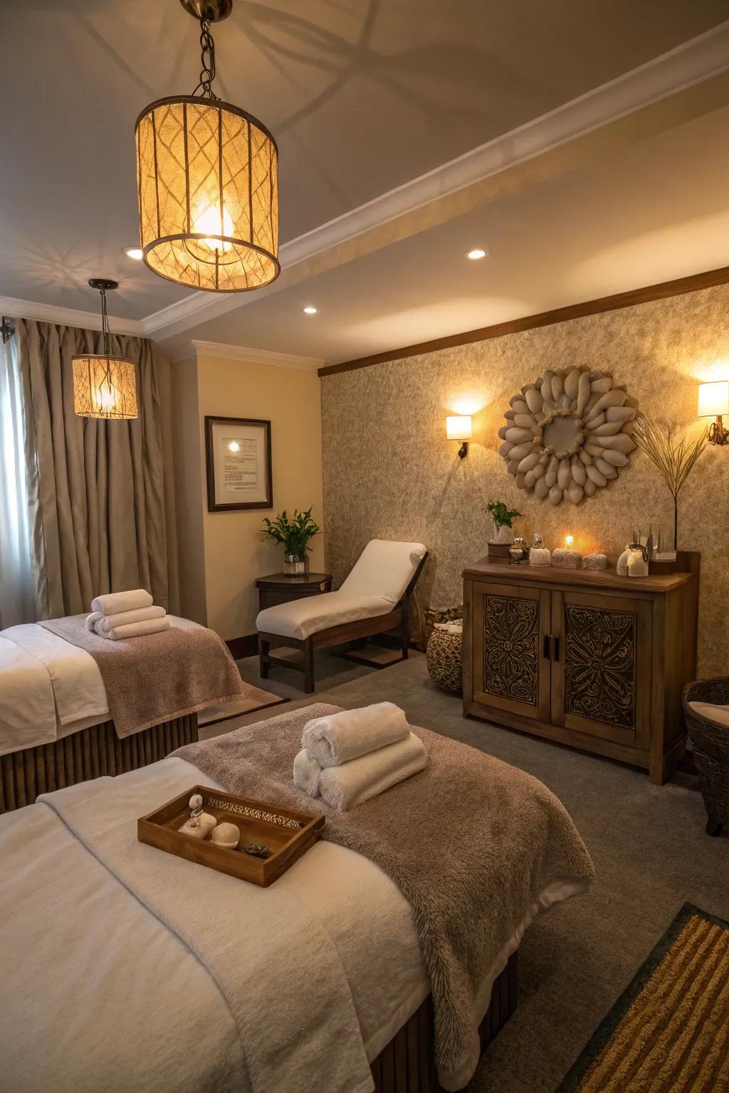 Establish the ambiance with innovative lighting solutions.