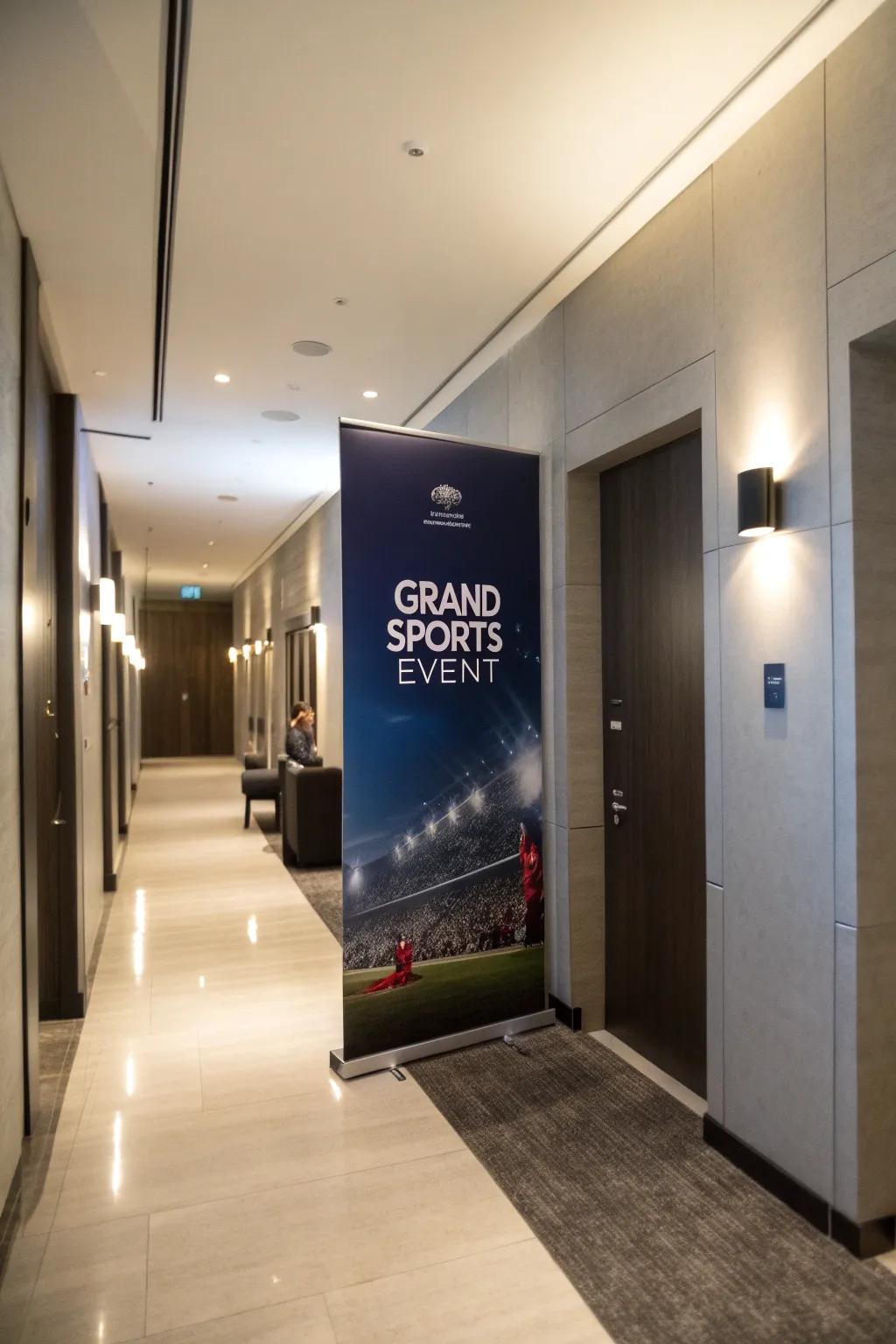 Incorporate the buzz of athletic occasions into your abode.