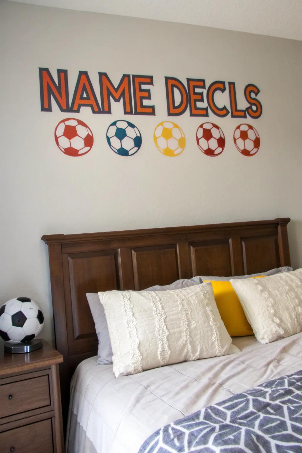 Make it personal with custom name stickers.