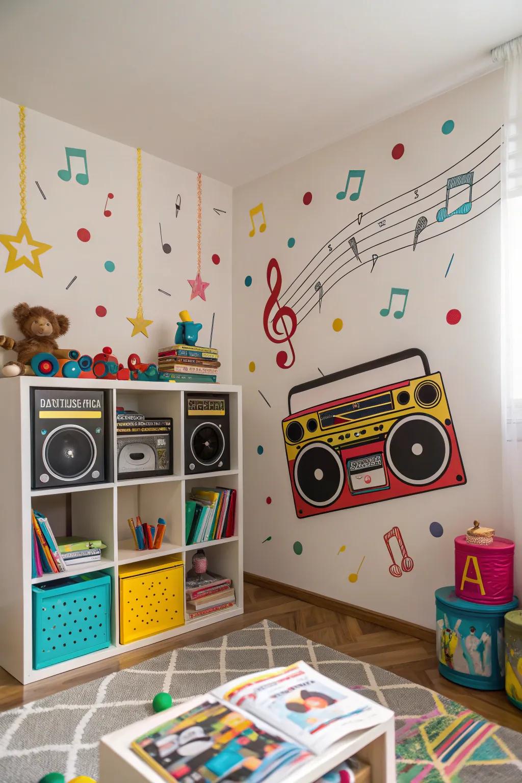 Transform the space into a musical escape.