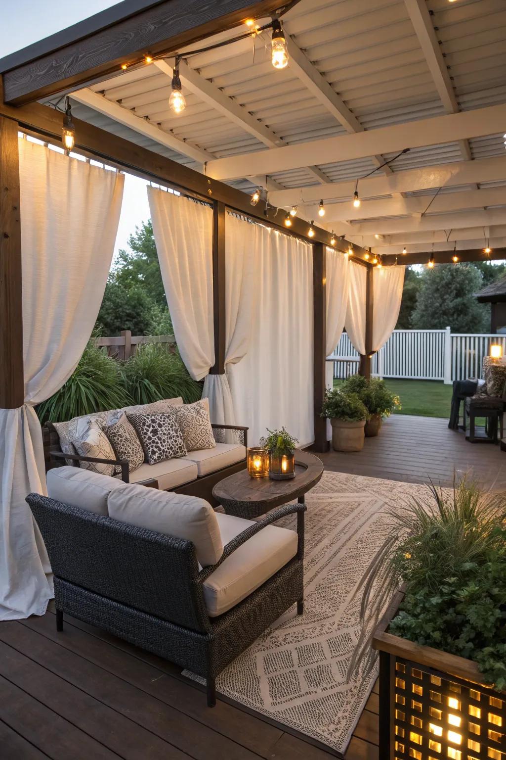 Cherish privacy via refined screens.