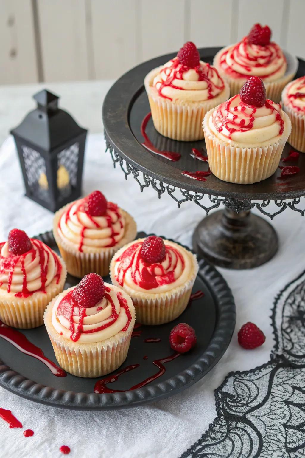 Delightful delicacies carrying a deep crimson twist are remarkable for your vampire occasion.