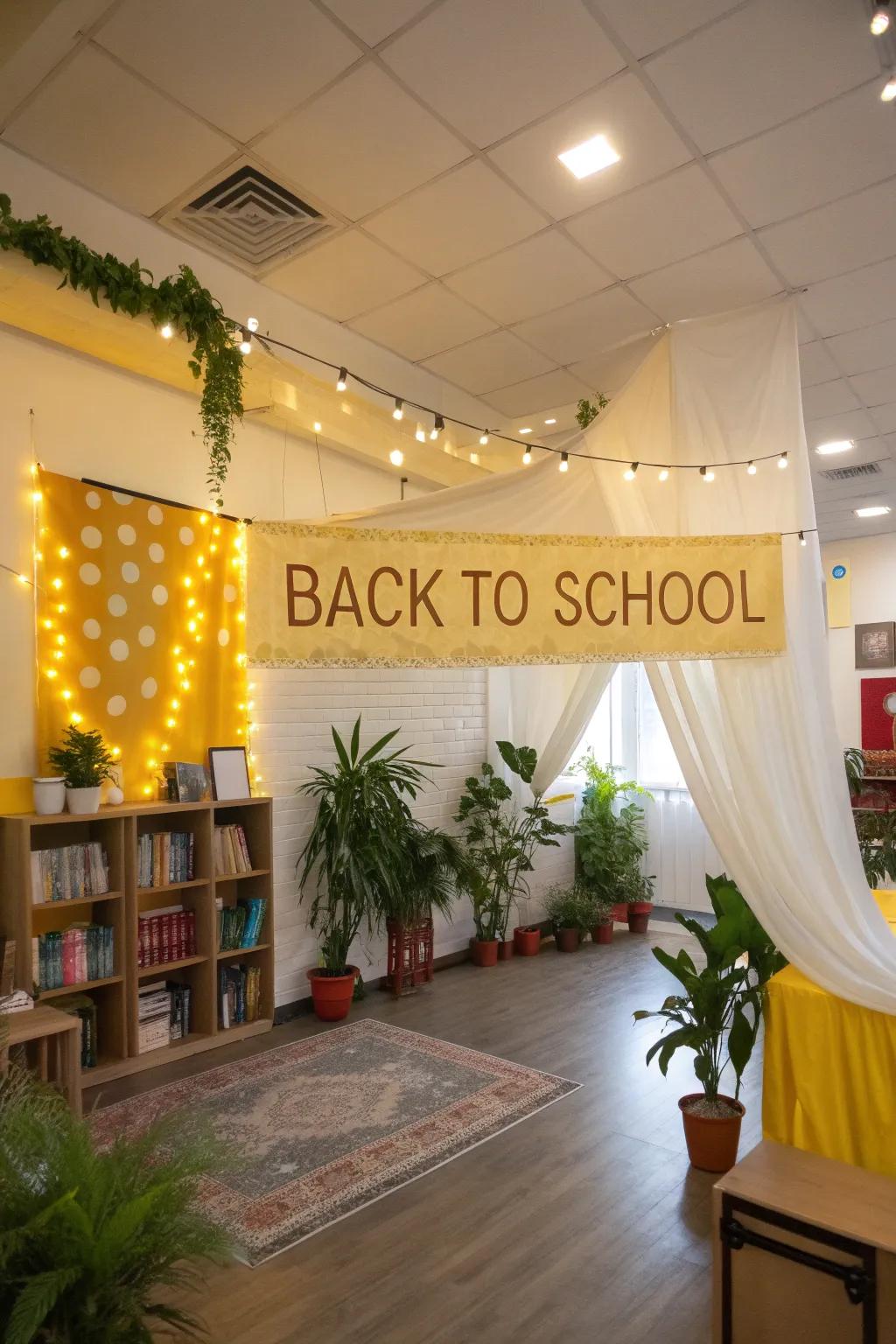 Inspire and uplift using banners that communicate to the essence.