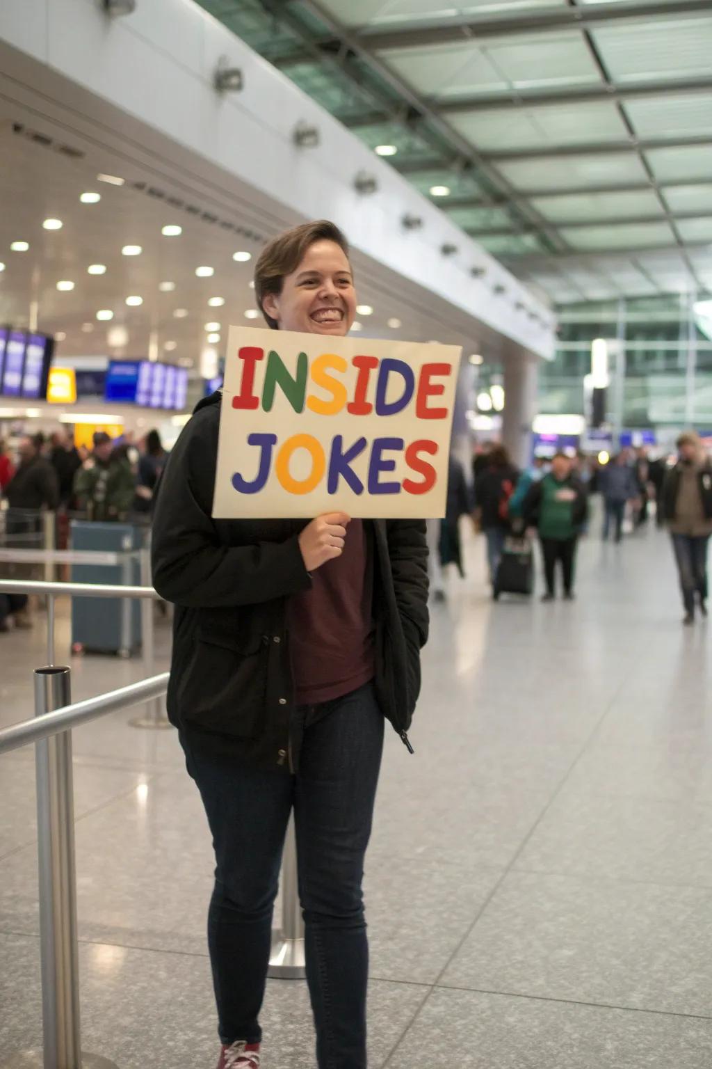 Inside jokes create a uniquely personal and fun greeting.