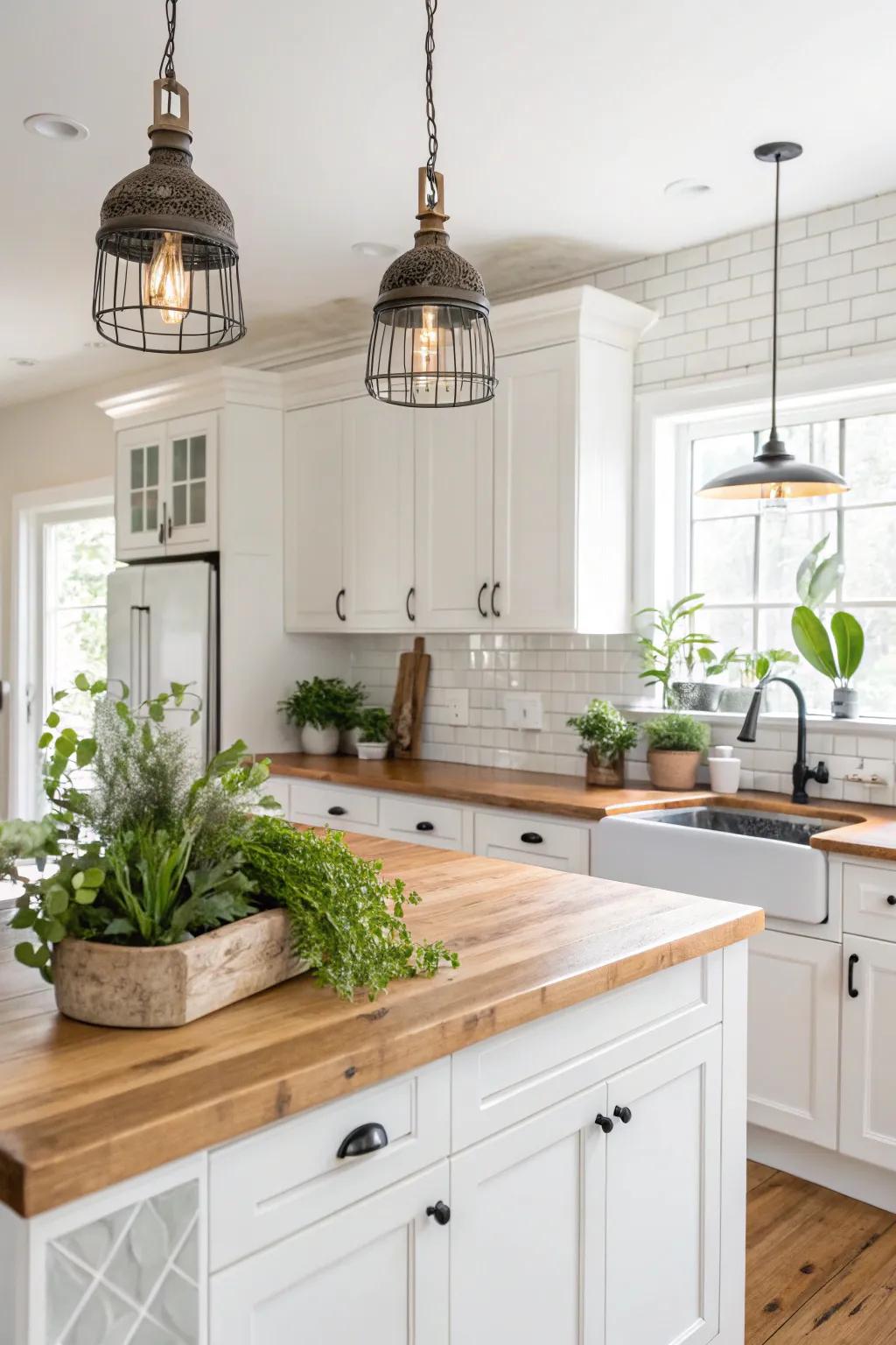 Ornamentation that infuses character and coziness into a kitchen.