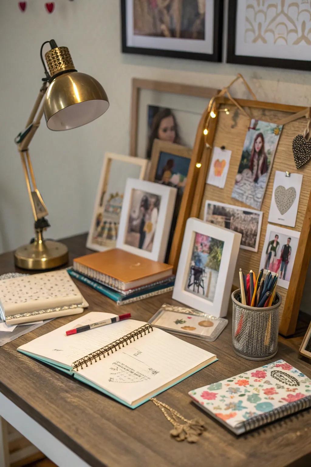 Make your desk a reflection of you to spark creativity and feel at home.