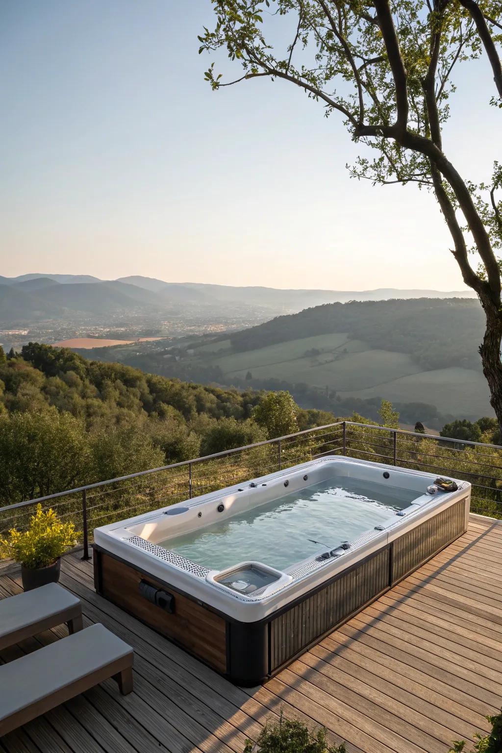 Raised layouts make your aquatic retreat the star of the yard.