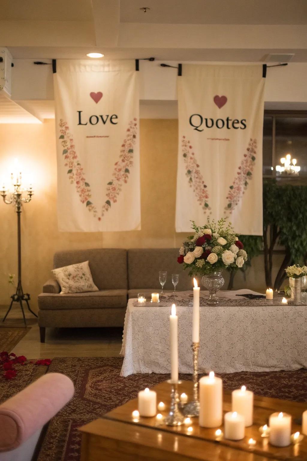 Give inspiration due to words showing true love.