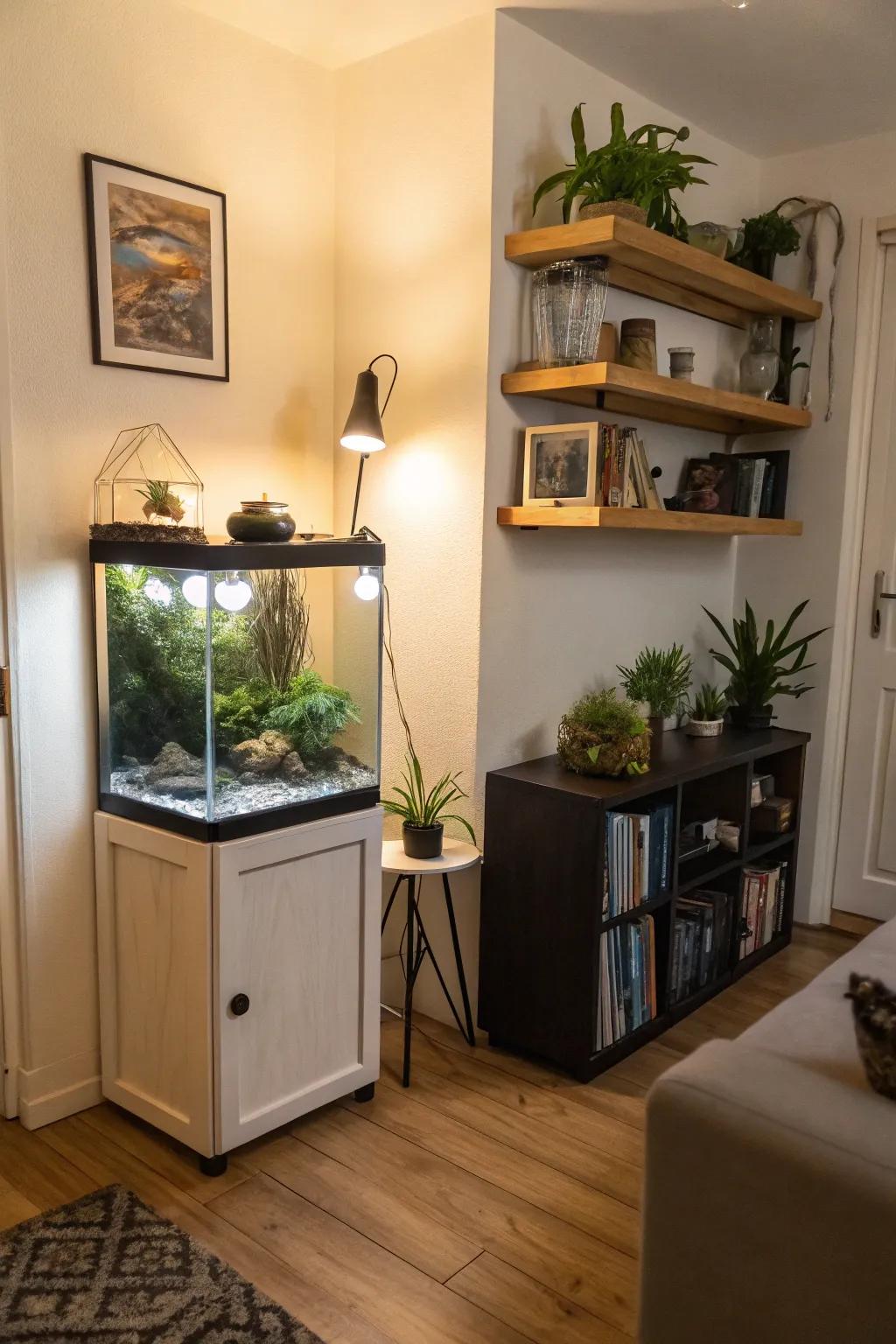 A nook structure excels at optimizing space.