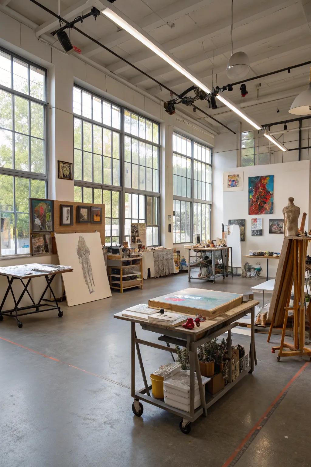 A space that transforms with your work.