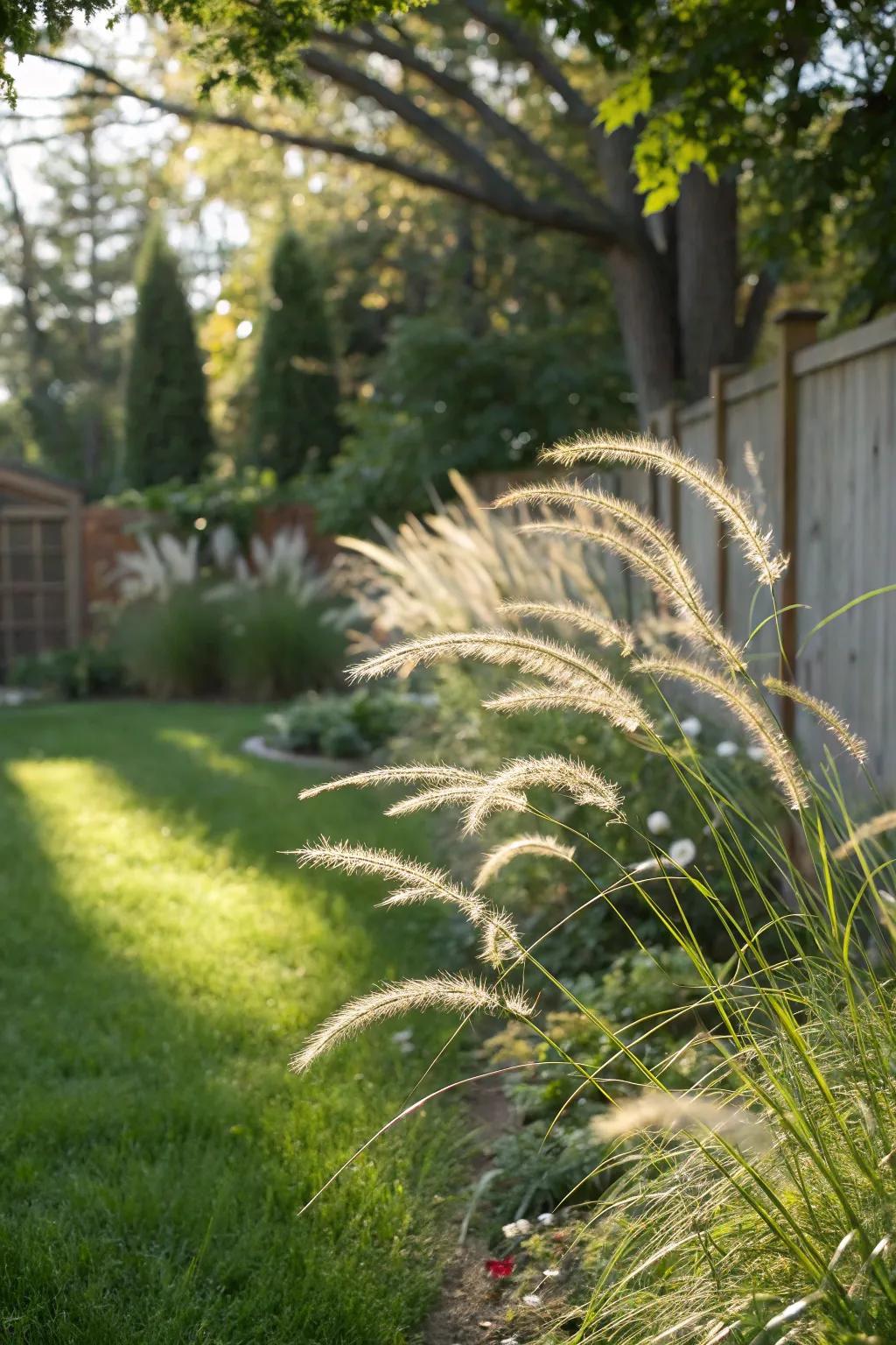 Fancy grasses bring texture and movement into your garden.