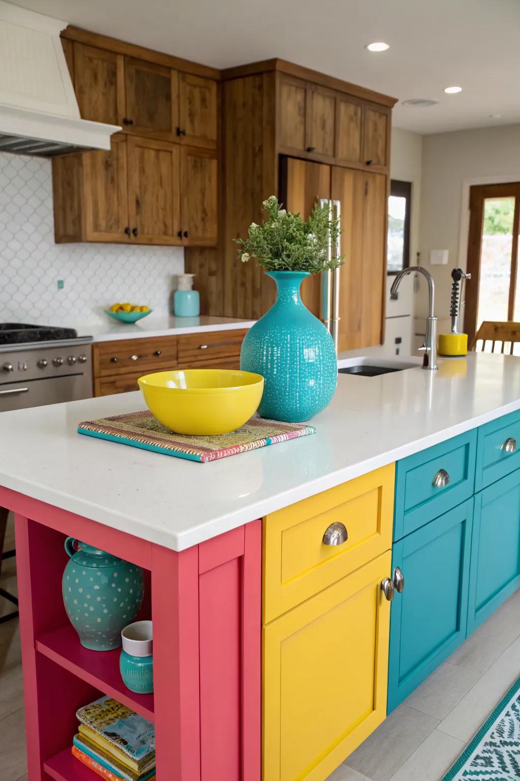 Bold colors breathe new life into your kitchen's design.