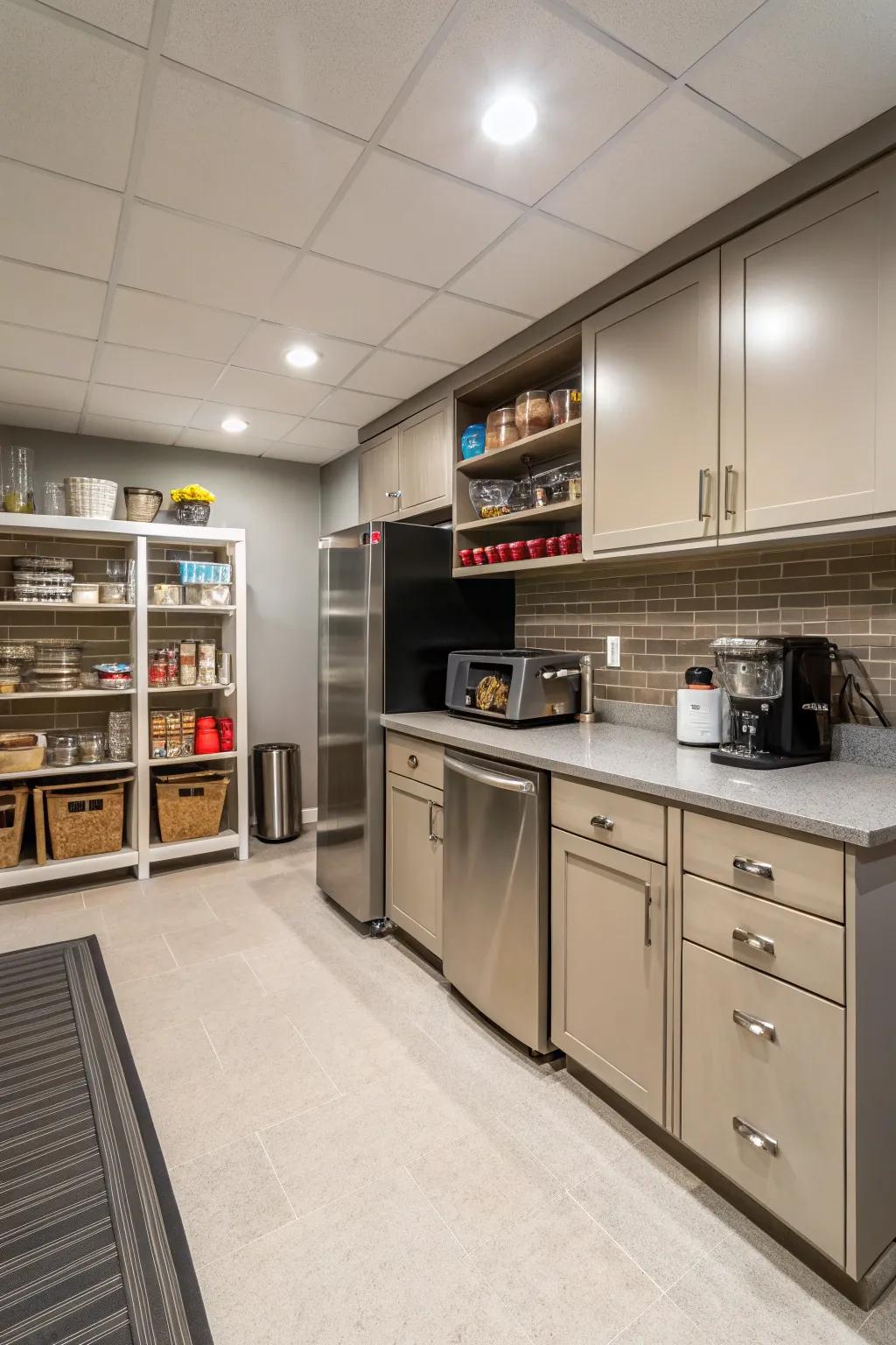 Small kitchens have the potential to be both stylish and practical.