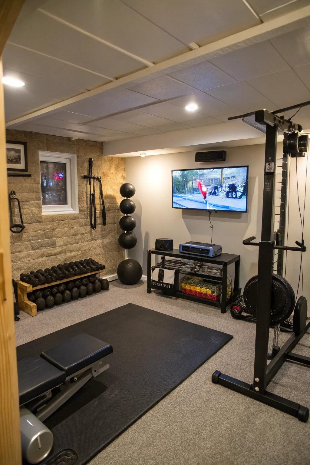 Entertainment can make exercising more fun.