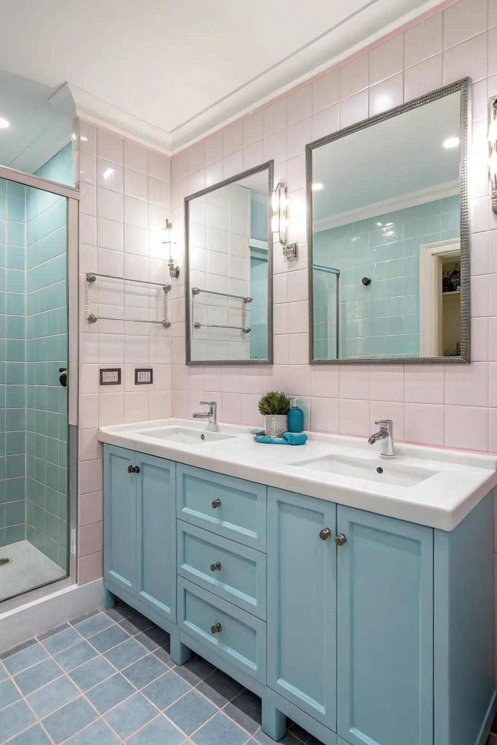 Use coordinated colors to create a sense of balance and harmony.