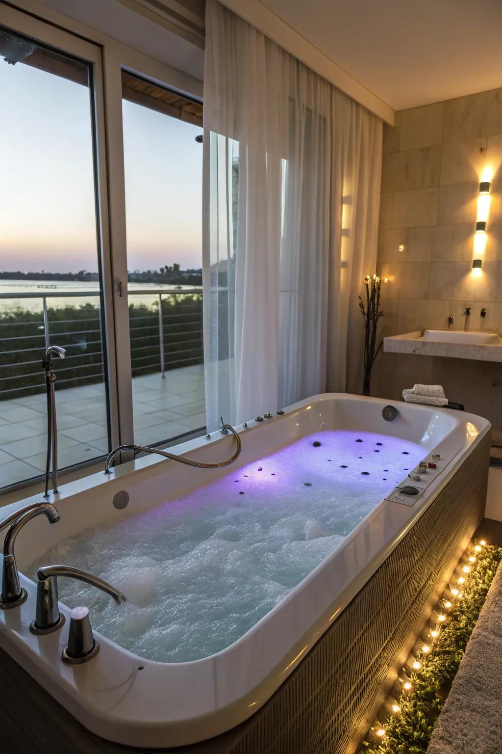 Spa-like touches bring leisure and pampering to your home.