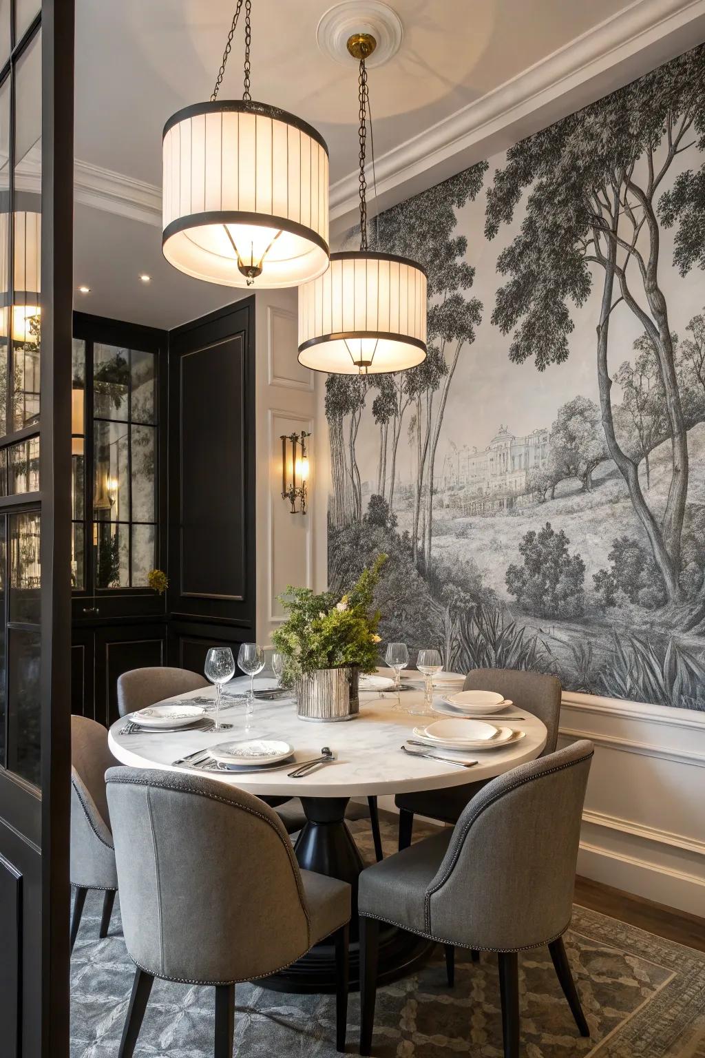A unique wall painting can transform your wall into an enthralling piece of artistry.