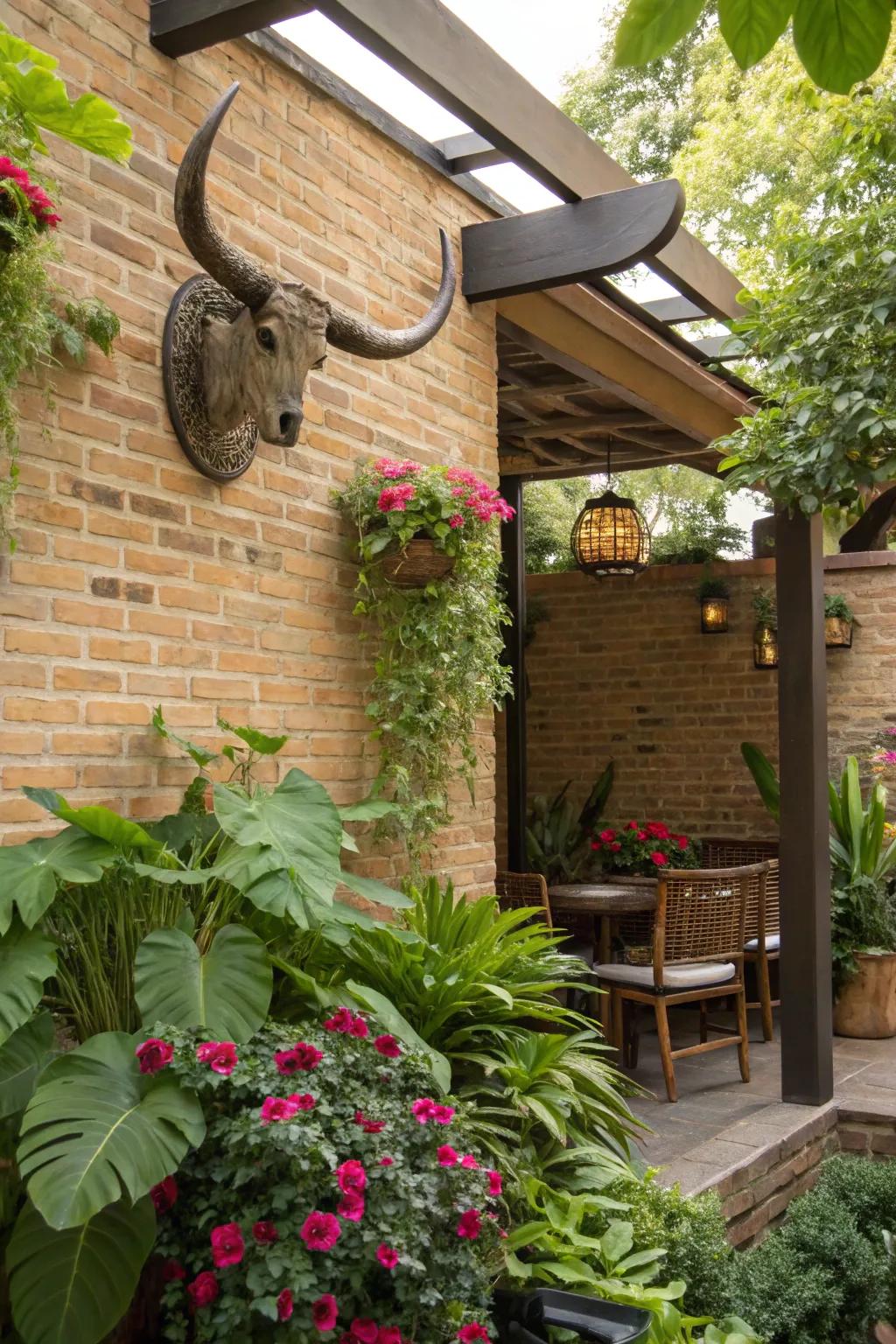Elevate your outdoor areas using rustic design.