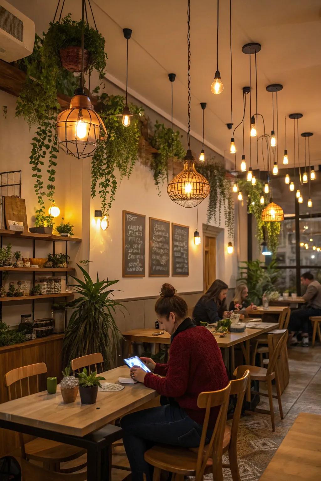 Lighting that illuminates and elevates the ambiance.