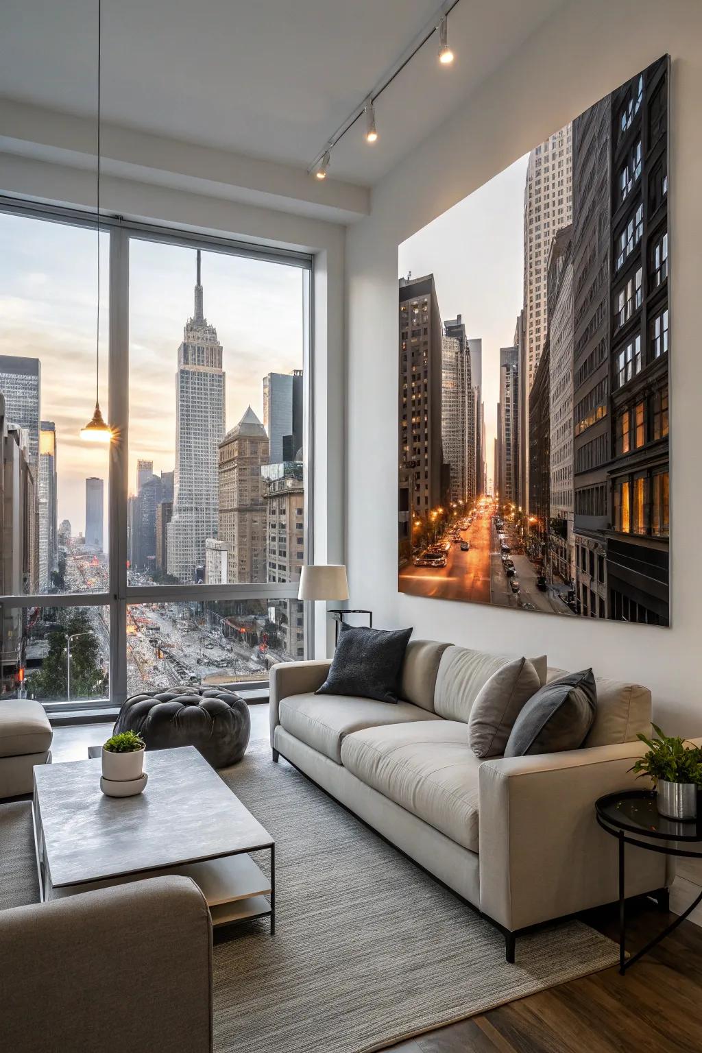 Urban art delivers a modern and edgy vibe.