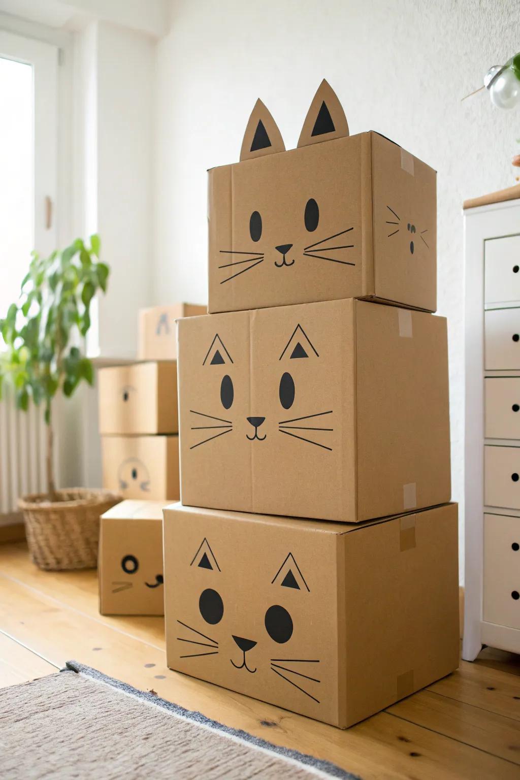 A cardboard block oasis that’s enjoyable and budget-friendly.