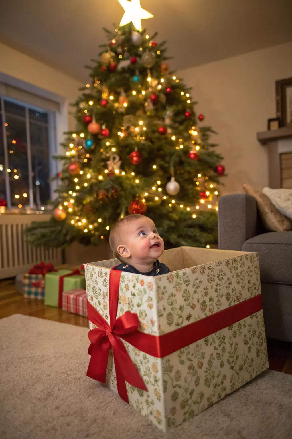 Your baby signifies the greatest present of all—capture that happiness in a photo.