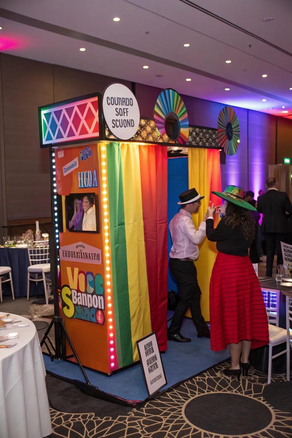 Interactive fun with a themed photo station