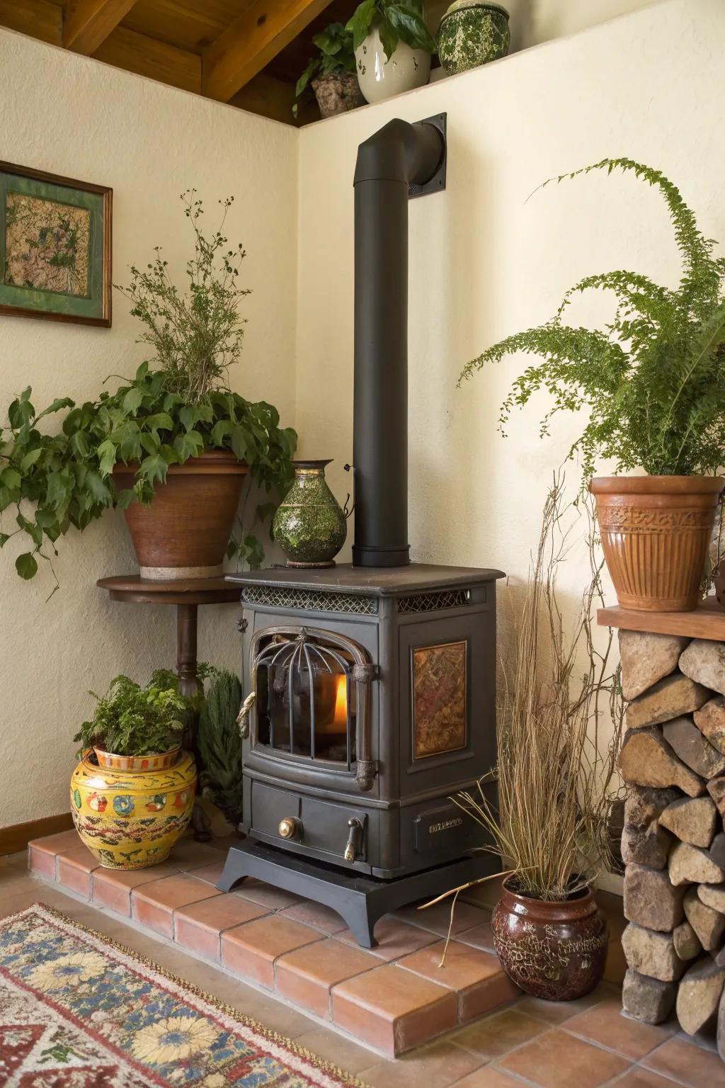 Decorations can make your hearth space more personal and better looking.